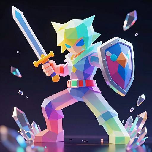 Translucent Androgynous Psychedelic Warrior