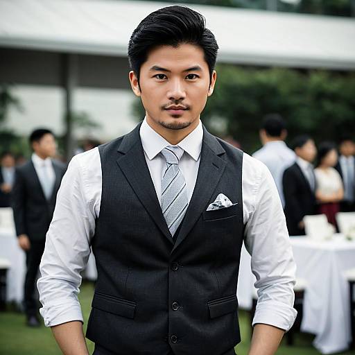 Stylish Smart Casual Wedding Look for Men