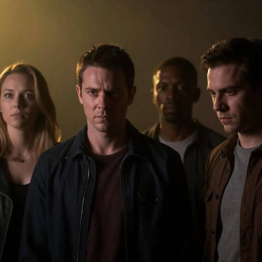 Intense Portrait in Dim Lighting