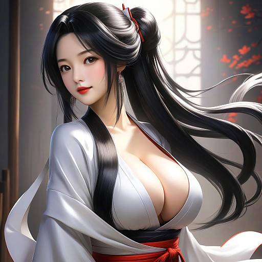 Mature Nyotengu Portrait Smile