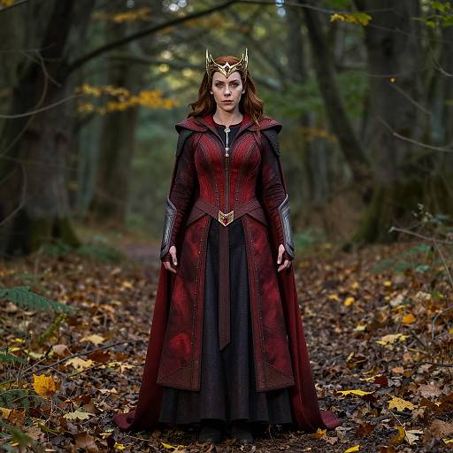 Regal Scarlet Witch in Enchanted Forest