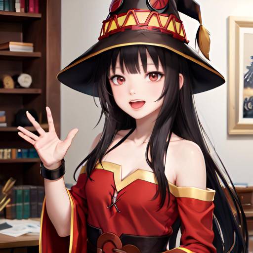 Megumin in Magical Fantasy Setting