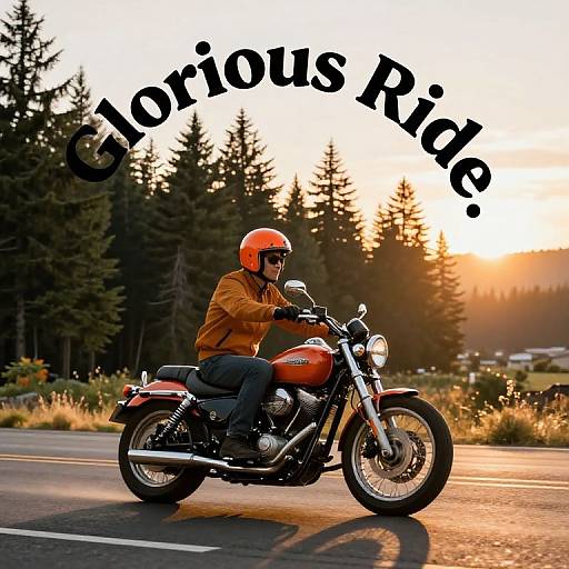 Glorious Ride: Sunset Cruiser Scene