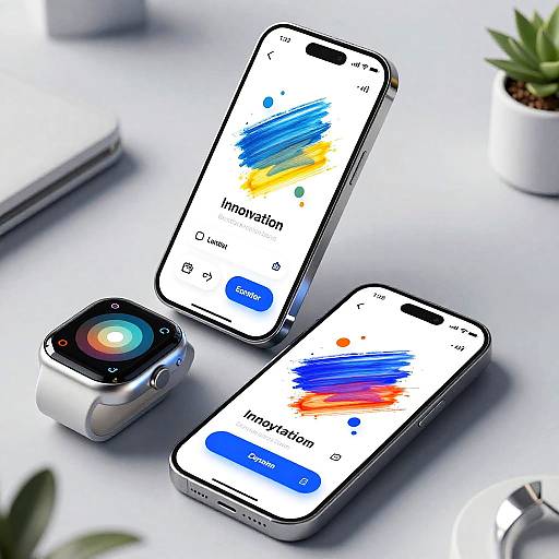 Futuristic AI Wearable Interface Design
