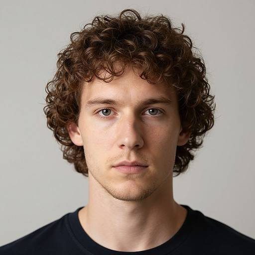 Wavy Bowl Cut on Fit European Man