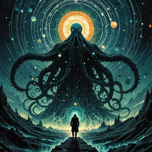 Lovecraftian Ophanim in Cosmic Rift Lovecraftian Ophanim in Cosmic Rift