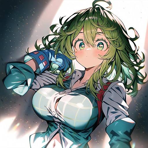 Illustration of Hagakure tooru, boku no hero academia in the style of Redcomet