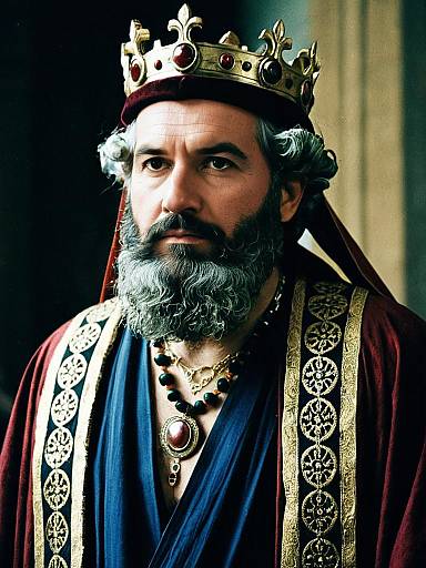 Ancient Dionysus God Portrait