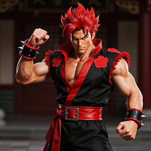 Realistic Akuma Cosplay Pose