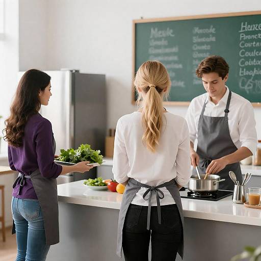 Candid Kitchen Moments with Friends