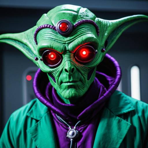 Cosplay of Doctor Nefarious: Alien Style