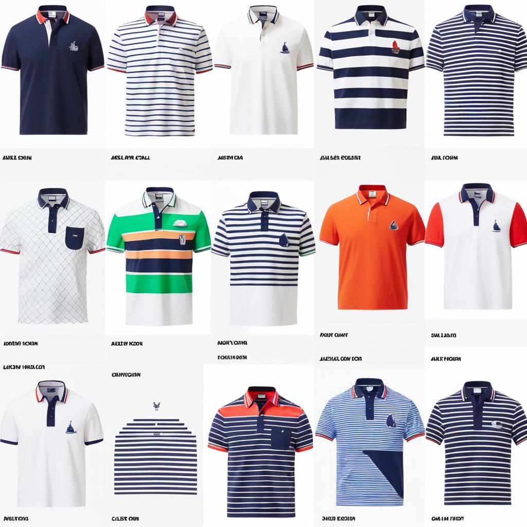 Nautical-Inspired Summer Polo Shirt Moodboard