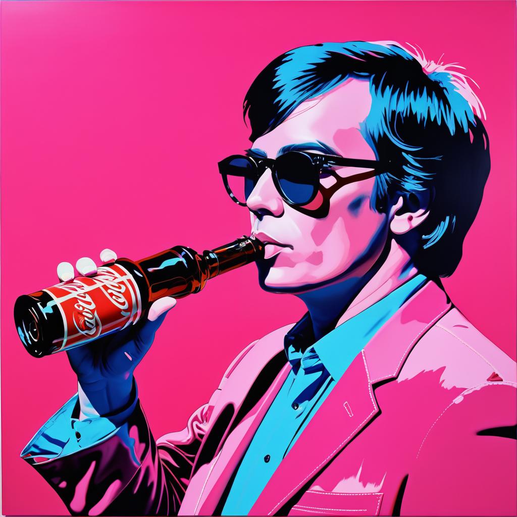 Modern Pop Art: Warhol's Cola Reimagined