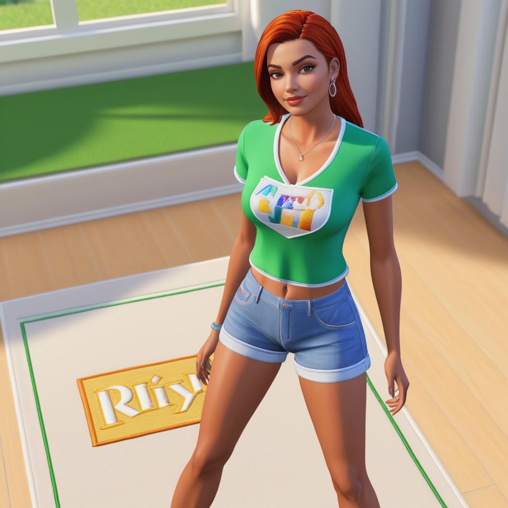 Realistic Sims Character Embroidery Patch