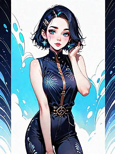 Bold Geometric Fashion Editorial Photography