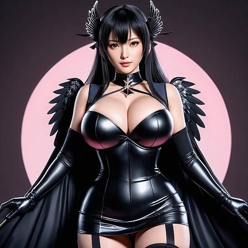 Mature Girl in Black Serafuku