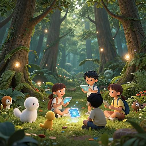 Children's Magical AI Forest Adventure