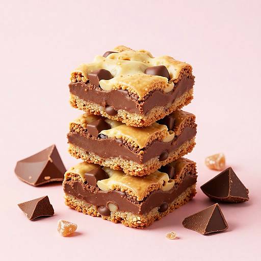 Hyper-Realistic Chocolate Chip Blondies