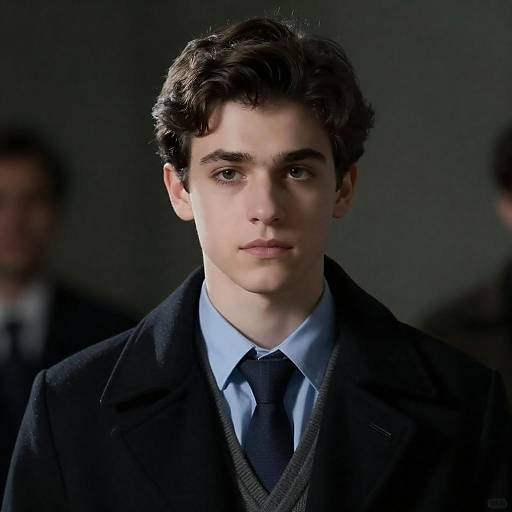 Dramatic Portrait of a Young Man