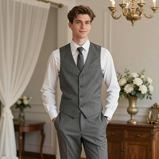 Elegant Indoor Party Base Cosplay Shot