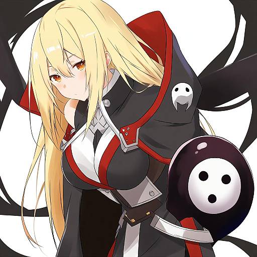 Illustration of Arakune, blazblue in the style of Saku (kudrove)