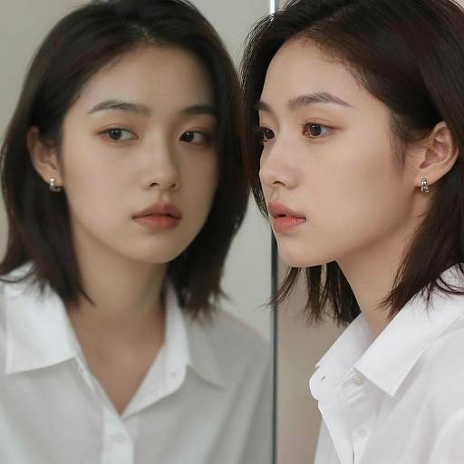 Realistic Portrait of a Young Woman