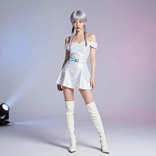 Korean Techno-Ballerina Editorial Style