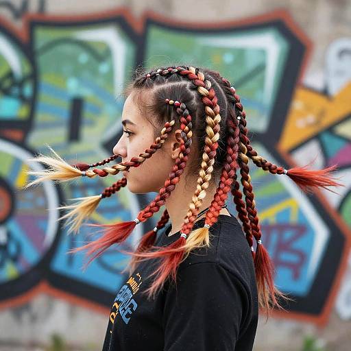Vibrant Braids in Urban Motion