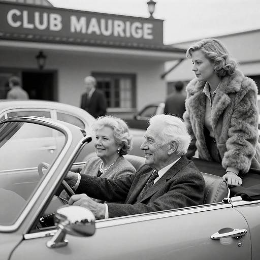 Classic Car Moment: A Timeless Encounter