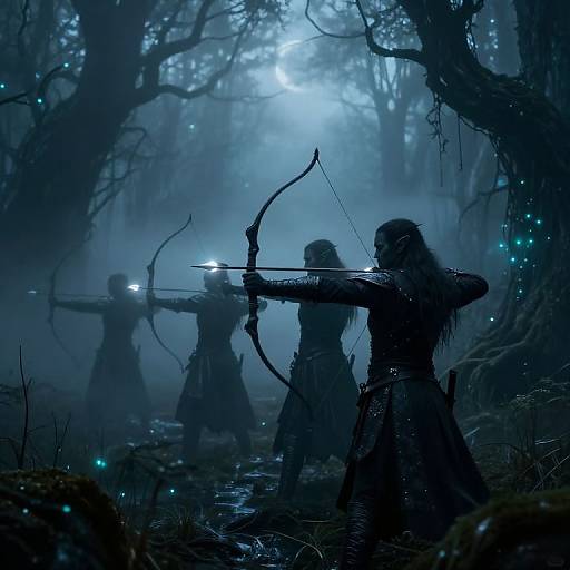 Svartálfar Archers in Misty Swamp