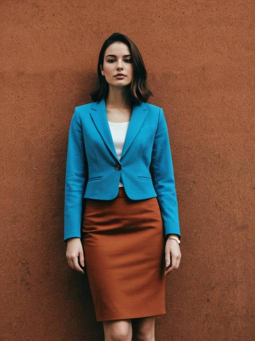 Chic Minimalist Style in Cerulean Blue