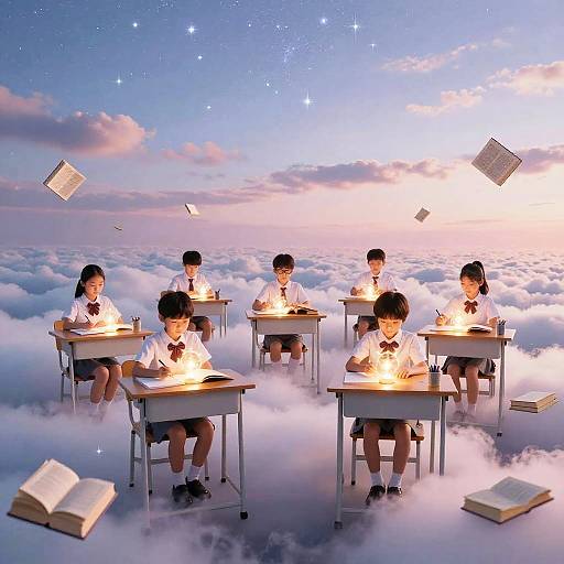 Mystical Classroom in the Clouds