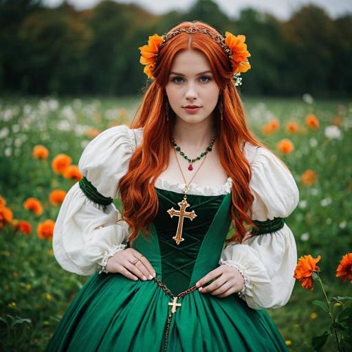 Elegant Renaissance Cosplay Portrait