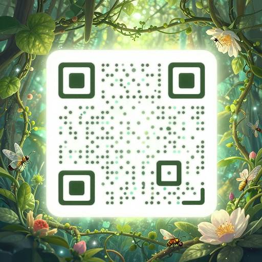 Surreal Nature-Inspired Creative QR Codes