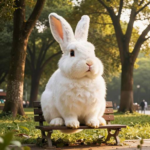 Giant Bunny at Sunset Park