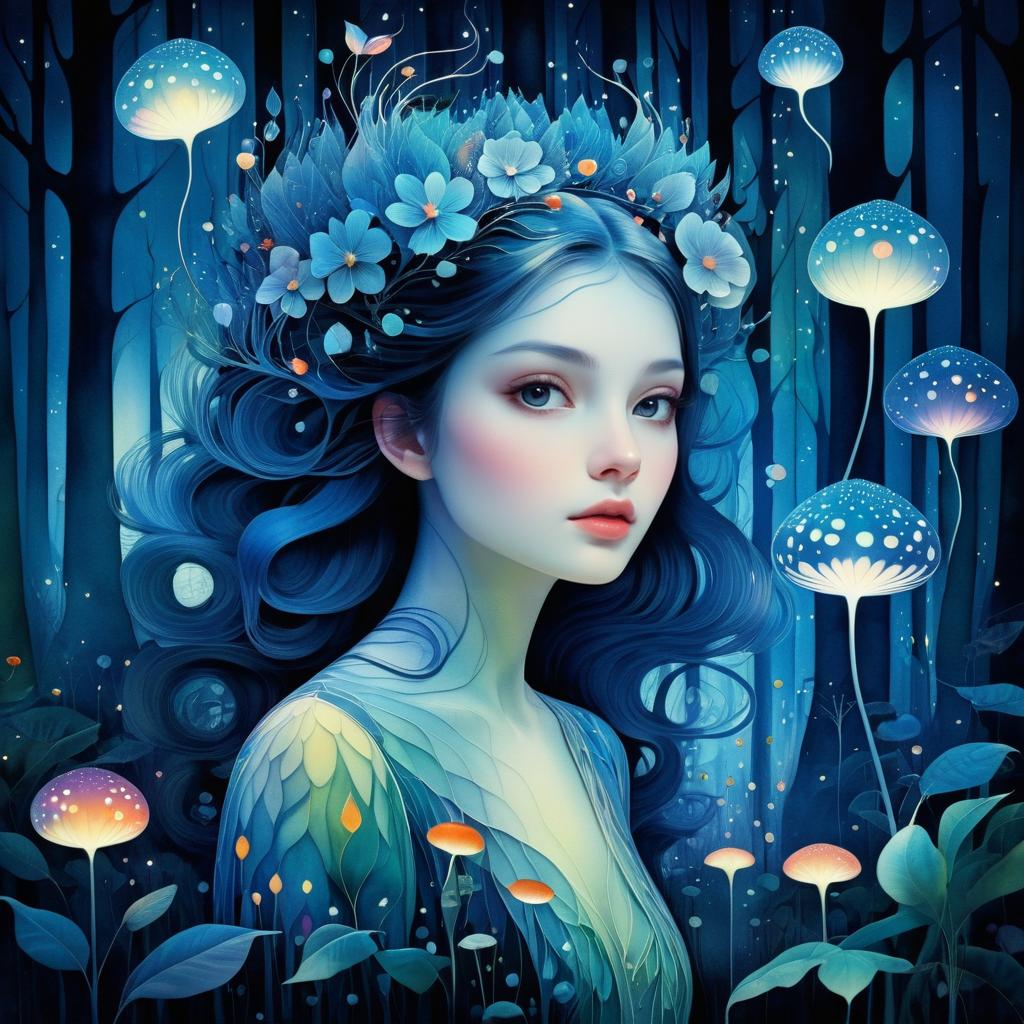 Enchanting Forest Fantasy with Beautiful Creatures