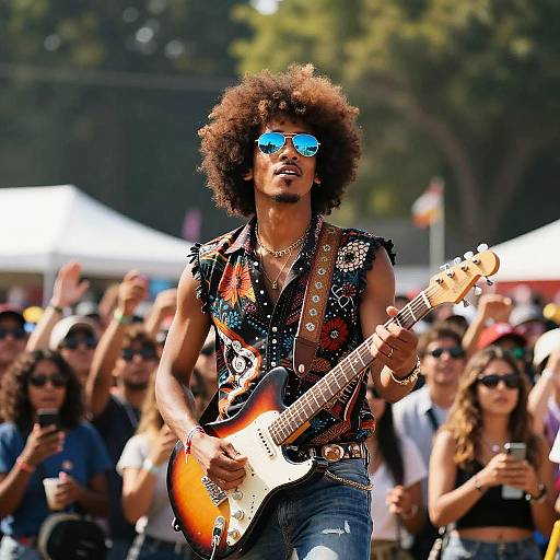 Carlos Santana at Outdoor Music Festival