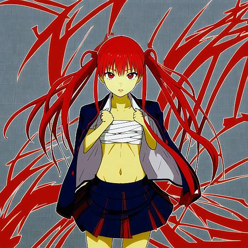 Illustration of Musujime awaki, toaru majutsu no index in the style of St (youx1119)