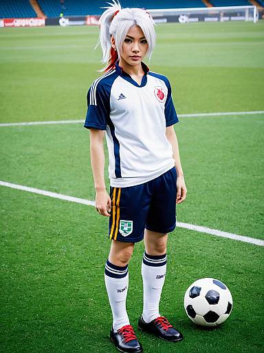 Cosplay photo of hakuryuu (inazuma eleven). Costume clothes