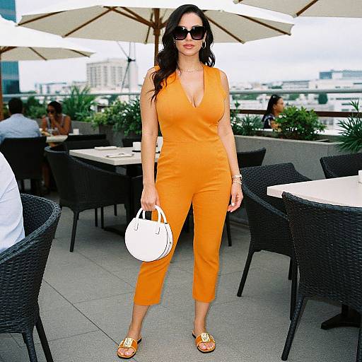 Vibrant Rooftop Brunch Fashion