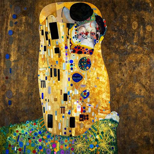 Eerie Puppet Master Inspired by Klimt