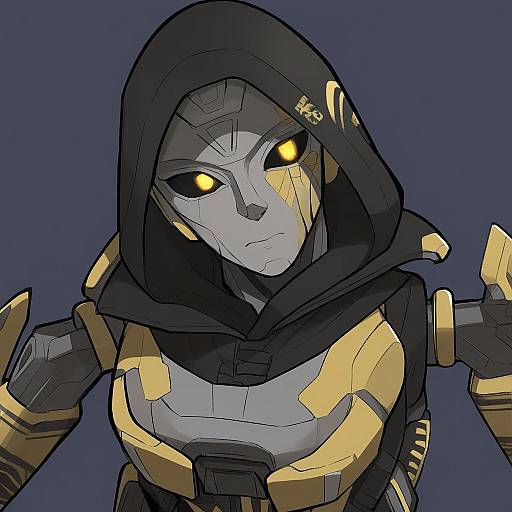 Illustration of Ash (titanfall 2), apex legends in the style of Ume (noraneko)