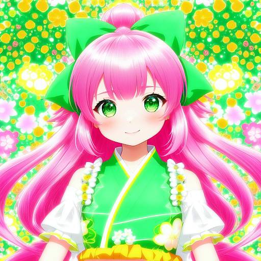 Illustration of Hana (pangya), pangya in the style of Kyuuba melo