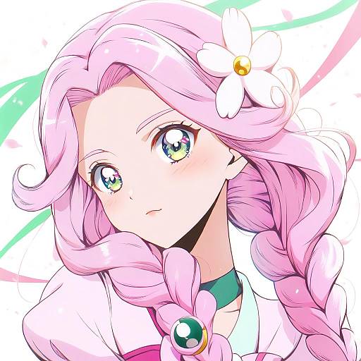 Illustration of Hanami kotoha, precure in the style of Koya (koya x 00)