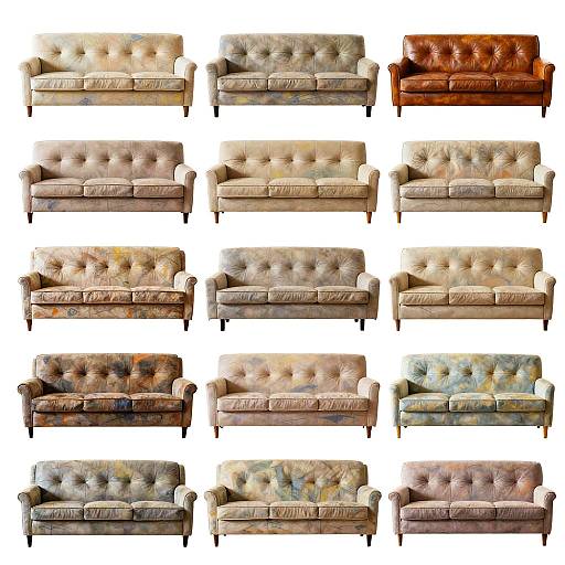 Vintage Sofas in Expressionist Style