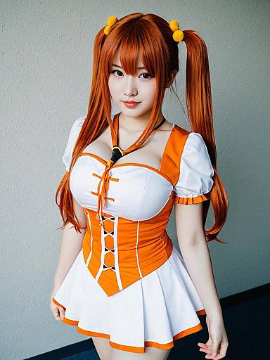 Cosplay photo of anjou naruko. Costume clothes