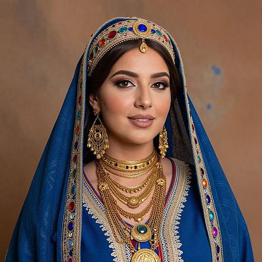 Vibrant Portrait of Berber Woman