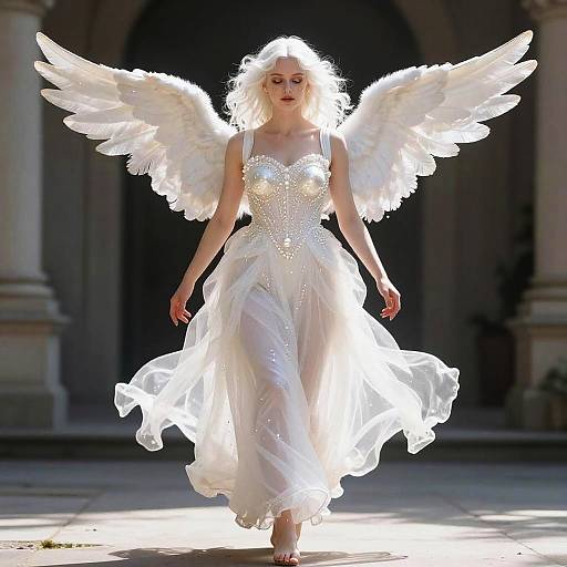 Ethereal Seraph with Divine Grace