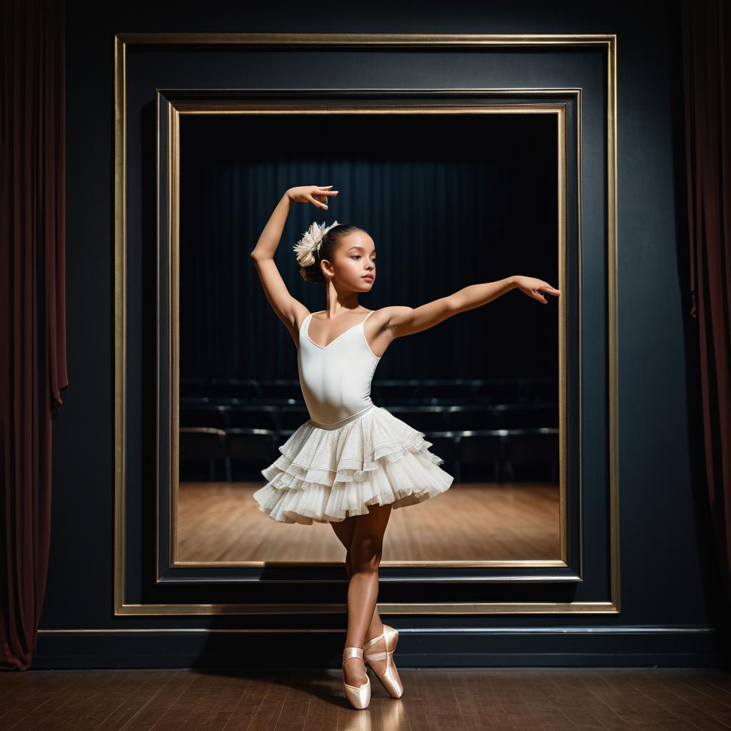 Dramatic Portrait of a Young Dancer