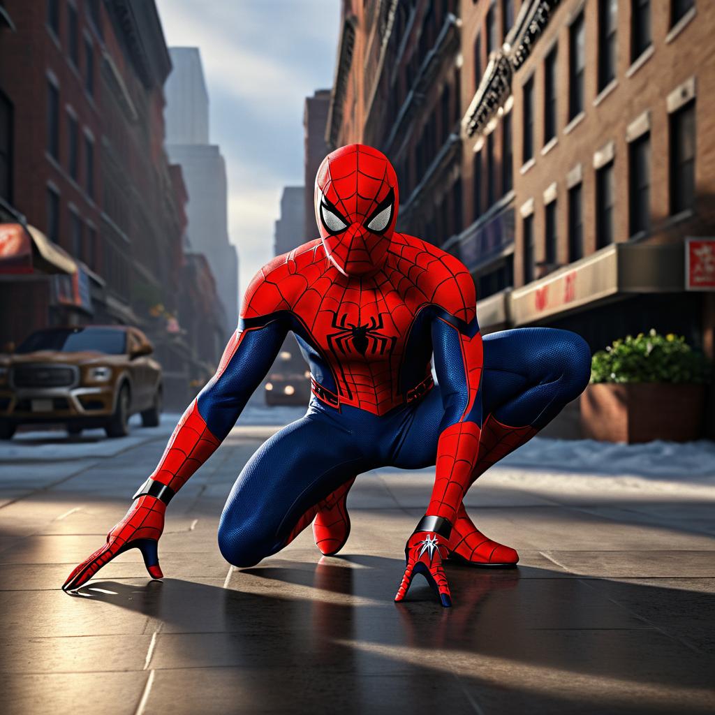 Photorealistic Spider-Man Canon Capture